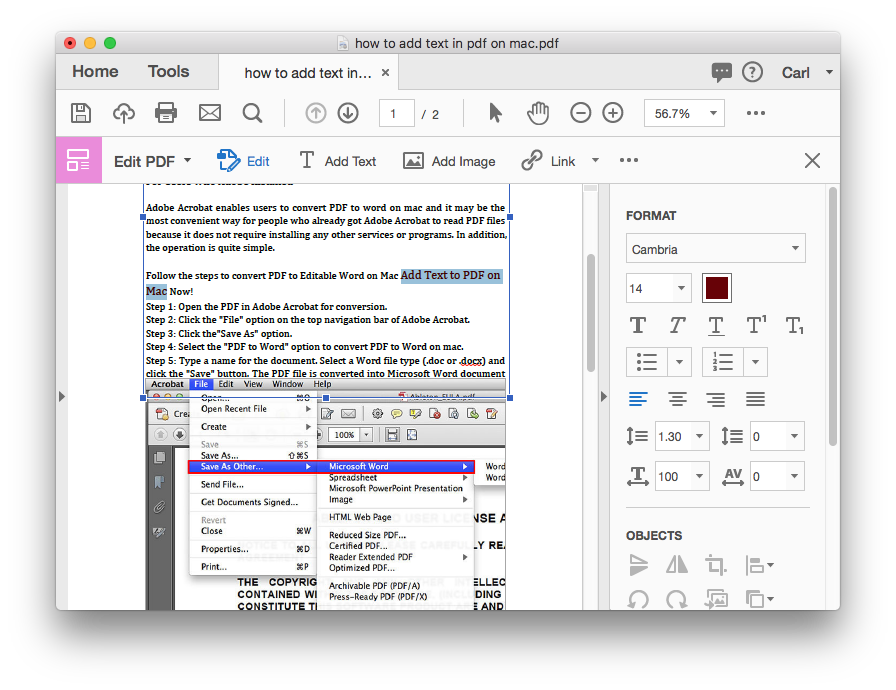 How to edit a pdf file on mac heresup
